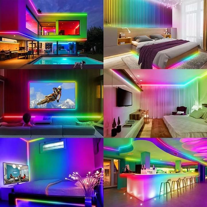 ریسه نئون فلکسی مدل LED-NEON-RGB-IC برنامه پذیر 5 متری